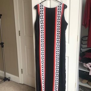 Patterned maxi dress